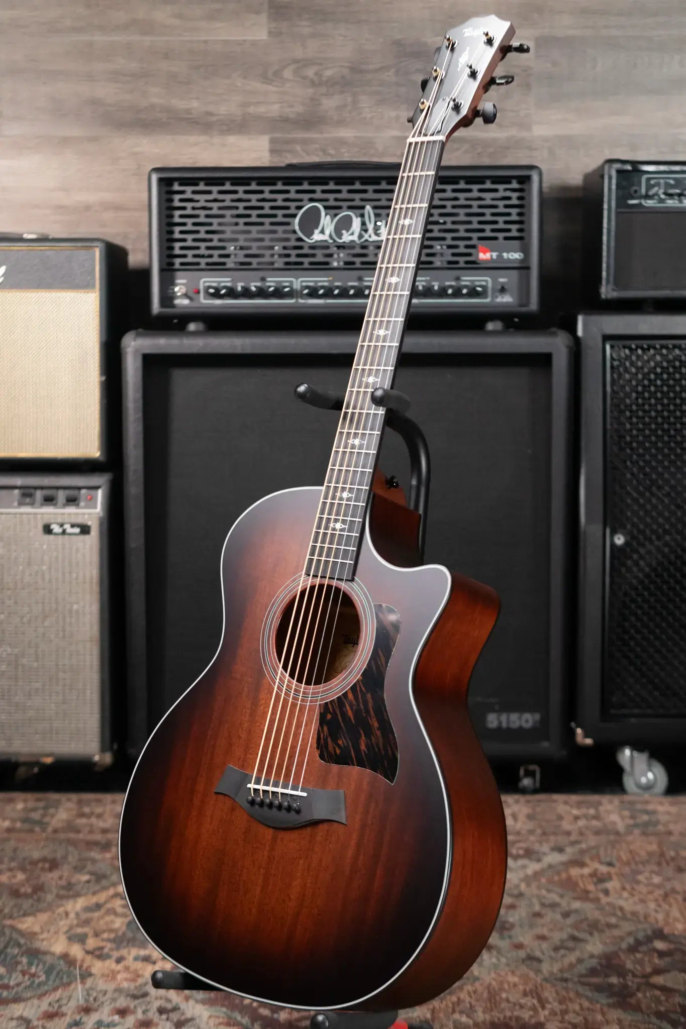 Taylor 324ce Baritone-6 LTD Grand Auditorium Acoustic/Electric Guitar with Hardshell Case