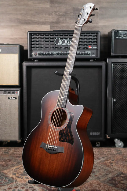 Taylor 324ce Baritone-6 LTD Grand Auditorium Acoustic/Electric Guitar with Hardshell Case