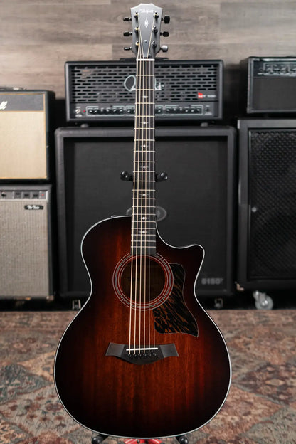 Taylor 324ce Baritone-6 LTD Grand Auditorium Acoustic/Electric Guitar with Hardshell Case