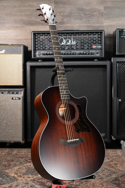 Taylor 324ce Baritone-6 LTD Grand Auditorium Acoustic/Electric Guitar with Hardshell Case