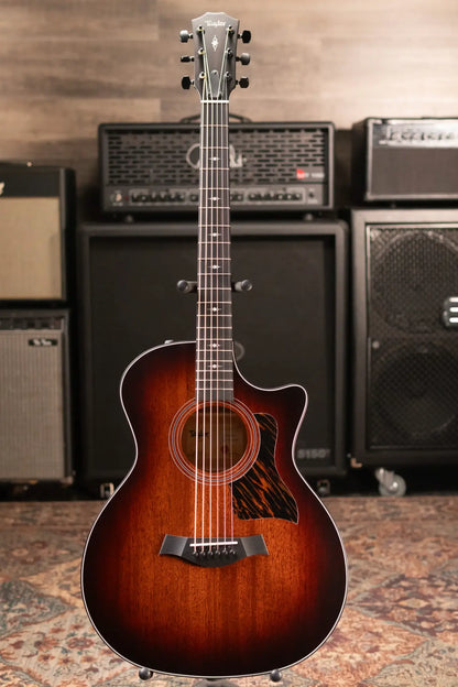 Taylor 324ce Baritone-6 LTD Grand Auditorium Acoustic/Electric Guitar with Hardshell Case