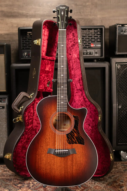 Taylor 324ce Baritone-6 LTD Grand Auditorium Acoustic/Electric Guitar with Hardshell Case