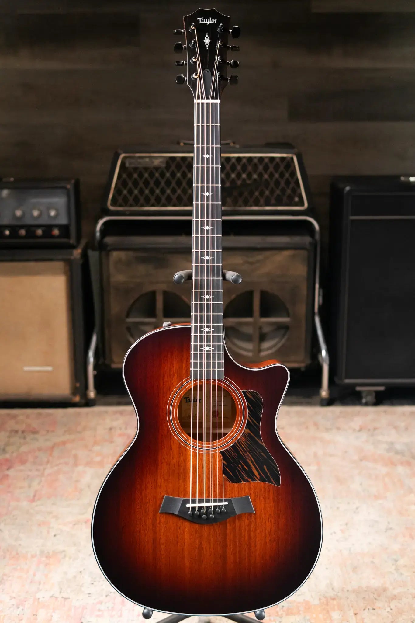 Taylor 324ce Baritone-8 LTD Grand Auditorium Acoustic/Electric Guitar with Hardshell Case