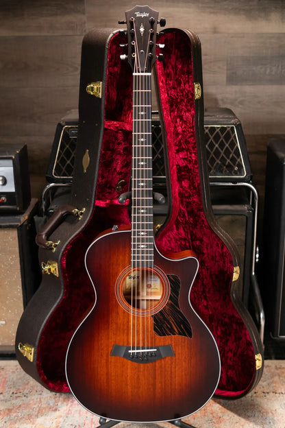 Taylor 324ce Baritone-8 LTD Grand Auditorium Acoustic/Electric Guitar with Hardshell Case