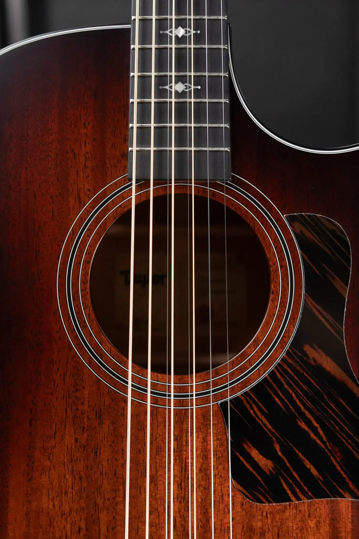 Taylor 324ce Baritone-8 LTD Grand Auditorium Acoustic/Electric Guitar with Hardshell Case - Demo