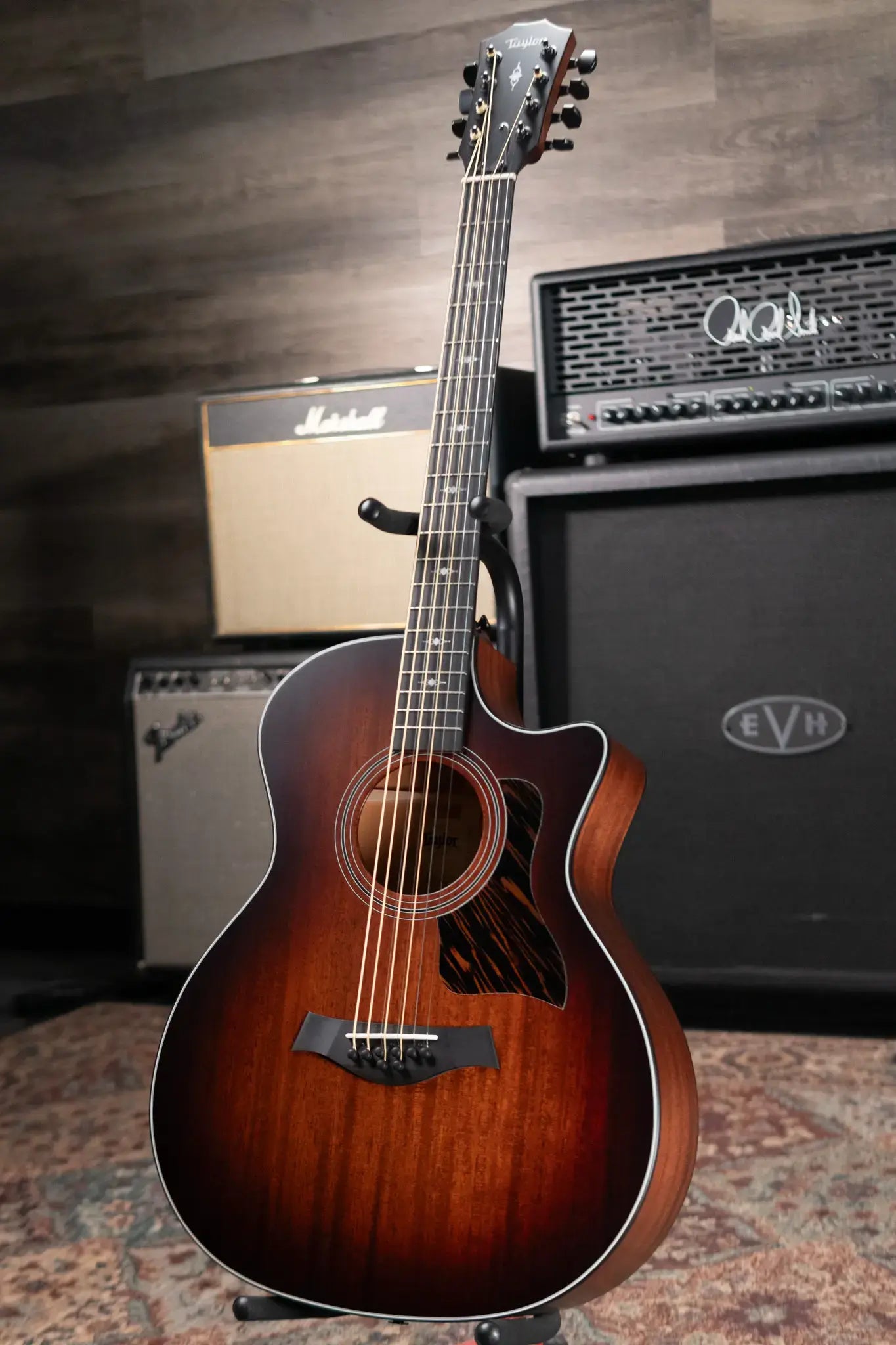 Taylor 324ce Baritone-8 LTD Grand Auditorium Acoustic/Electric Guitar with Hardshell Case