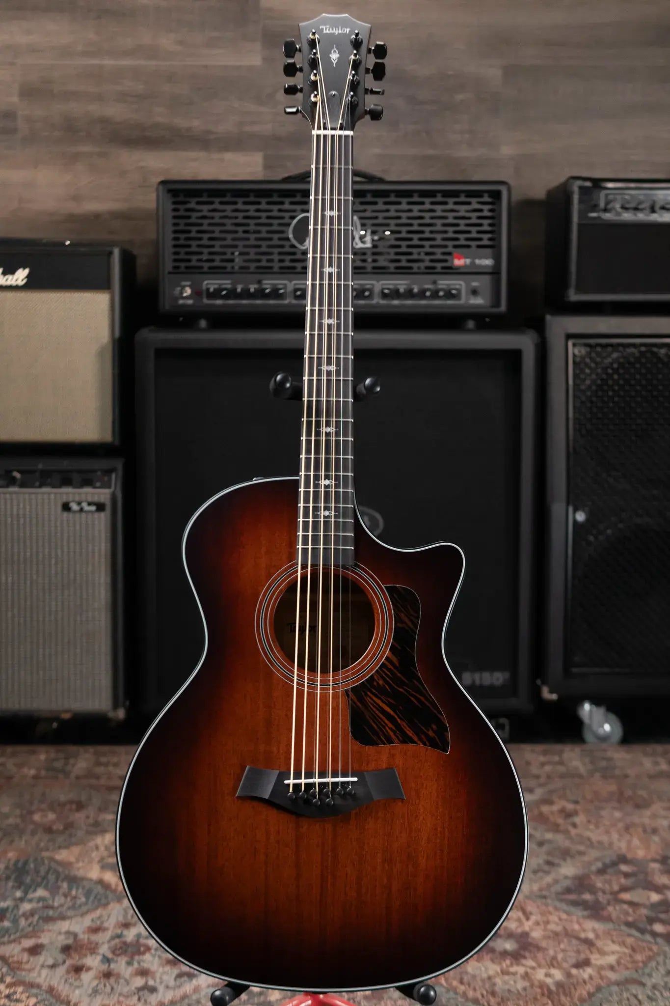 Taylor 324ce Baritone-8 LTD Grand Auditorium Acoustic/Electric Guitar with Hardshell Case
