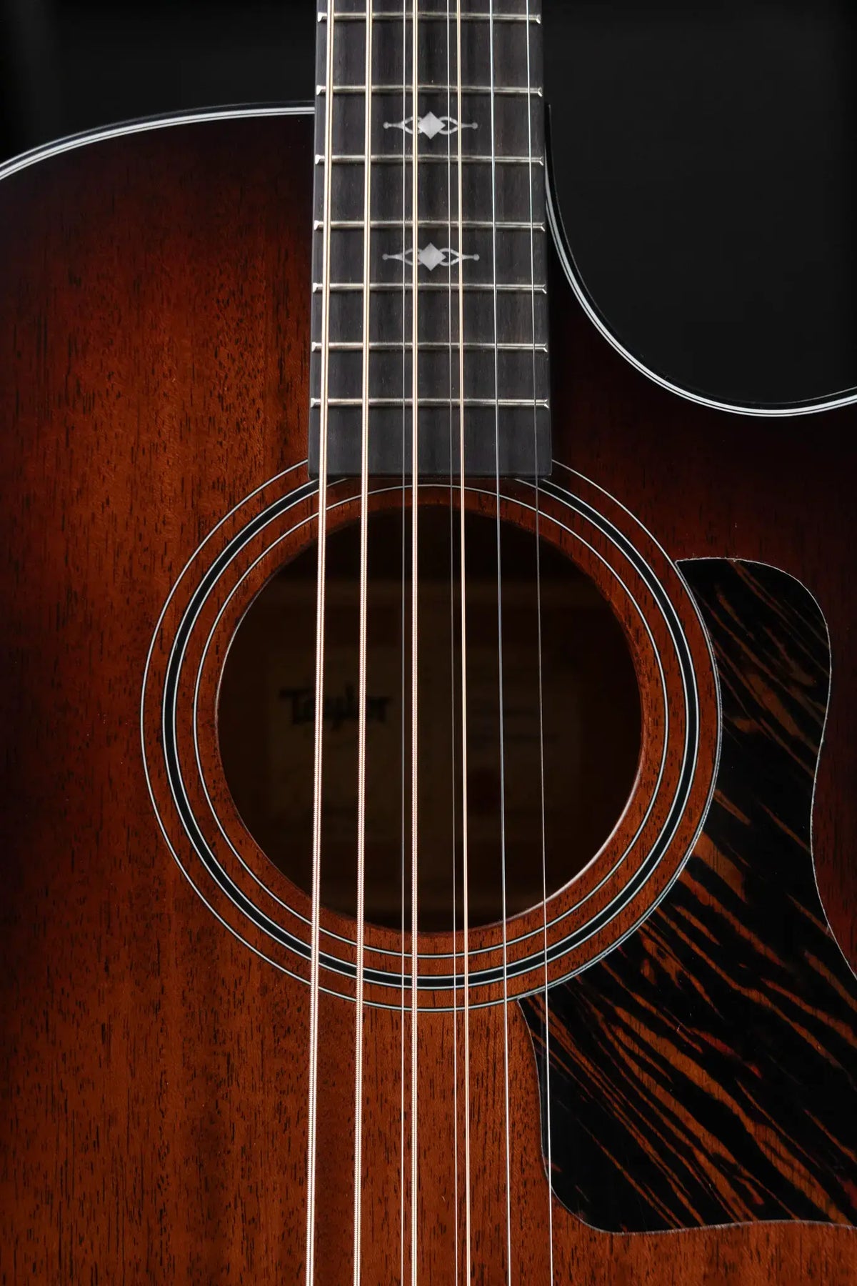 Taylor 324ce Baritone-8 LTD Grand Auditorium Acoustic/Electric Guitar with Hardshell Case