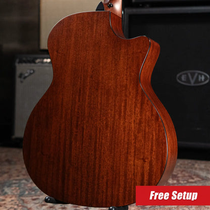 Taylor 324ce Left-Handed Grand Auditorium Acoustic/Electric Guitar - Shaded Edge Burst with Hardshell Case