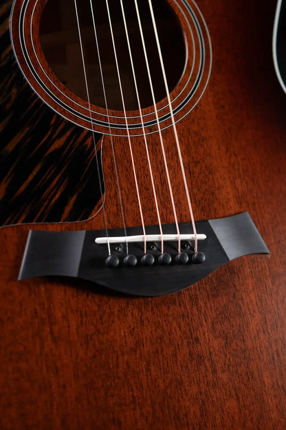 Taylor 324ce Left-Handed Grand Auditorium Acoustic/Electric Guitar - Shaded Edge Burst with Hardshell Case