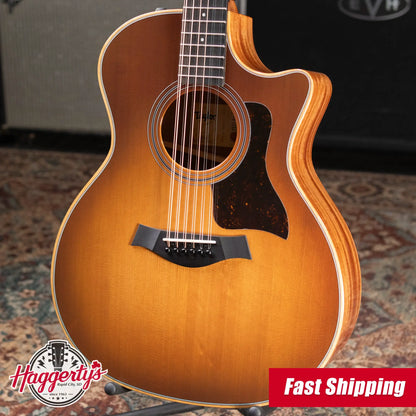 Taylor 354ce Studio Special Edition 12-String Grand Auditorium Acoustic/Electric Guitar - Honeyburst with Structured Gig Bag
