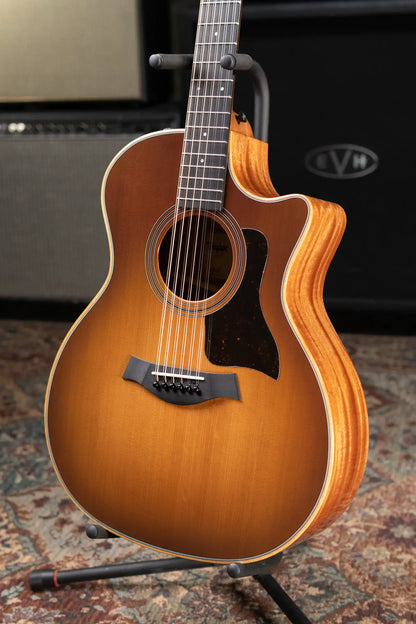Taylor 354ce Studio Special Edition 12-String Grand Auditorium Acoustic/Electric Guitar - Honeyburst with Structured Gig Bag