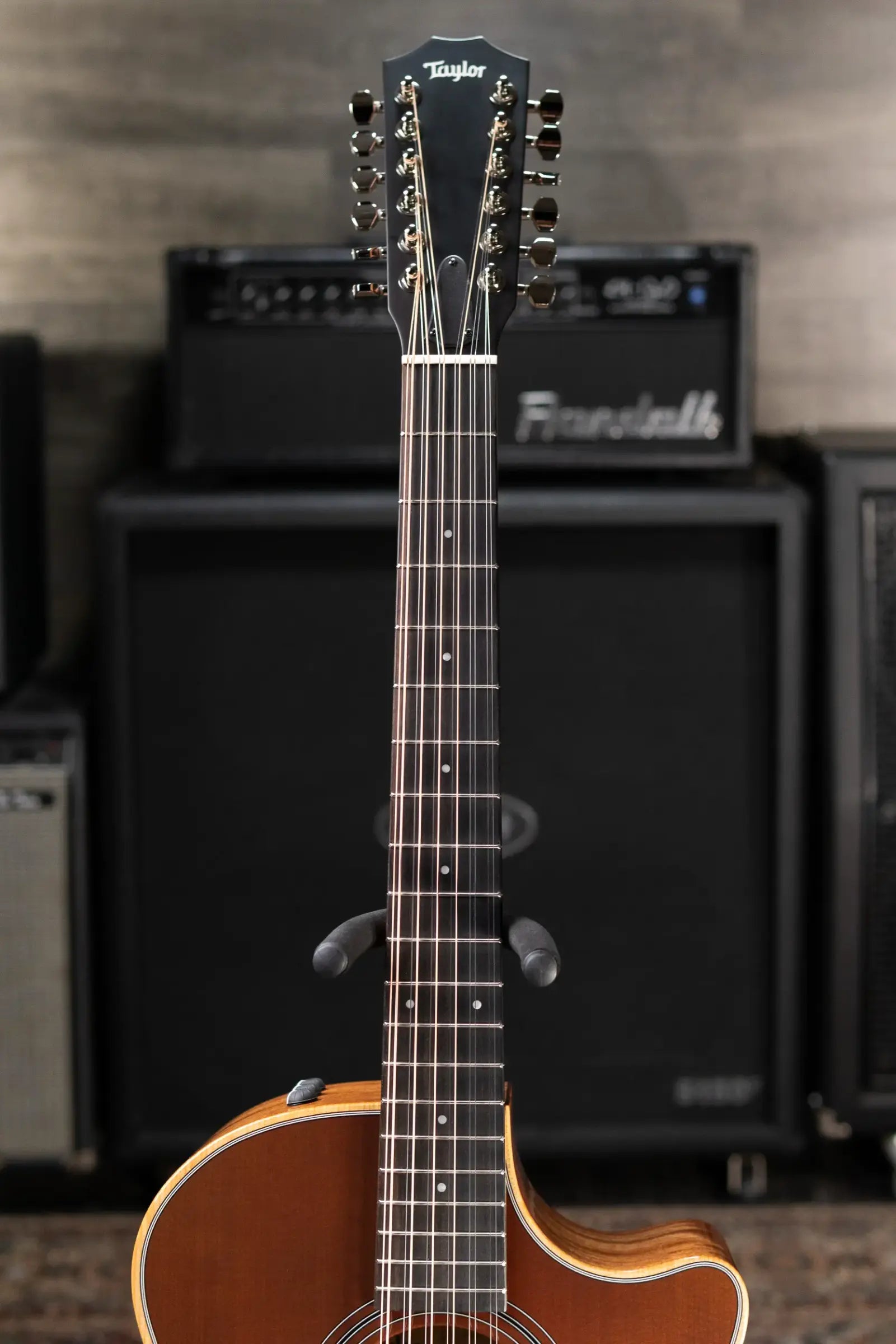 Taylor 354ce Studio Special Edition 12-String Grand Auditorium Acoustic/Electric Guitar - Honeyburst with Structured Gig Bag