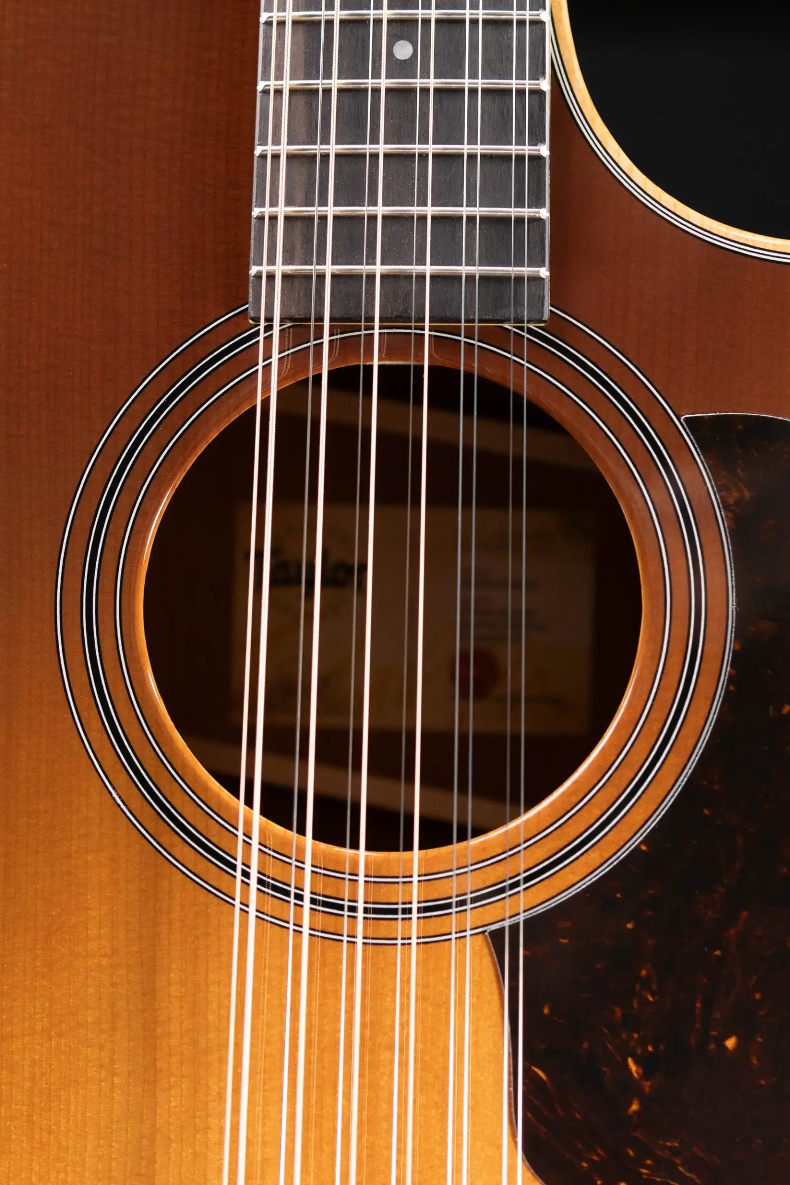 Taylor 354ce Studio Special Edition 12-String Grand Auditorium Acoustic/Electric Guitar - Honeyburst with Structured Gig Bag