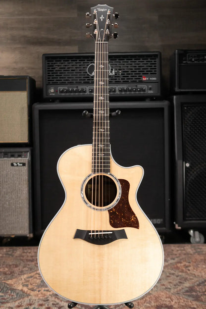 Taylor 412ce Grand Concert Acoustic/Electric Guitar - Natural with Hardshell Case