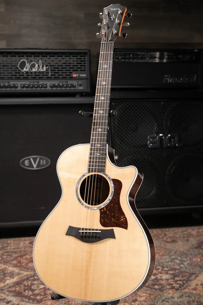 Taylor 412ce Grand Concert Acoustic/Electric Guitar - Natural with Hardshell Case