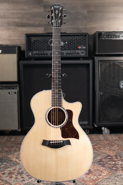 Taylor 414ce Grand Auditorium Acoustic/Electric Guitar - Natural with Hardshell Case