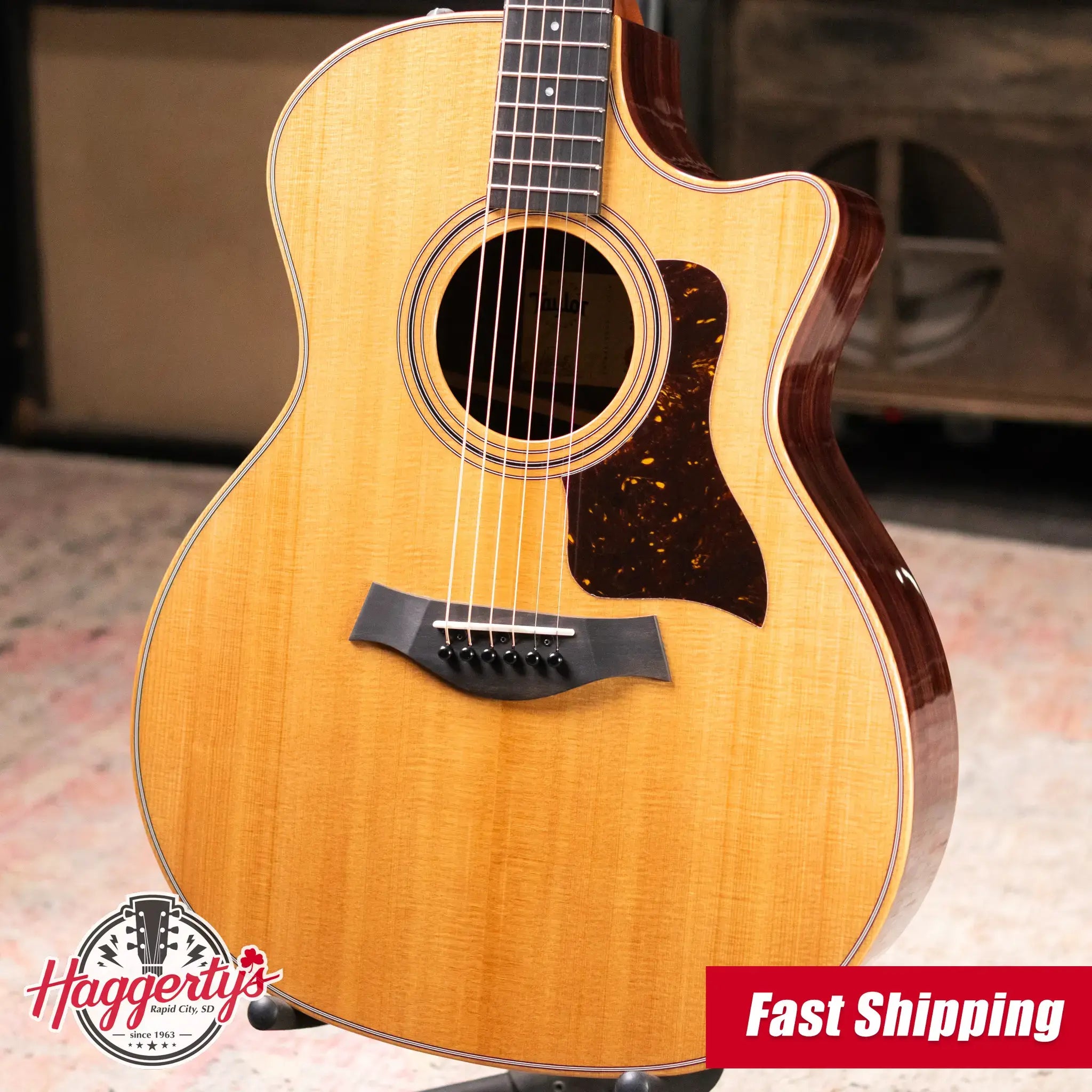 Taylor 414ce Studio Grand Auditorium Acoustic/Electric Guitar - Natural with Gig Bag