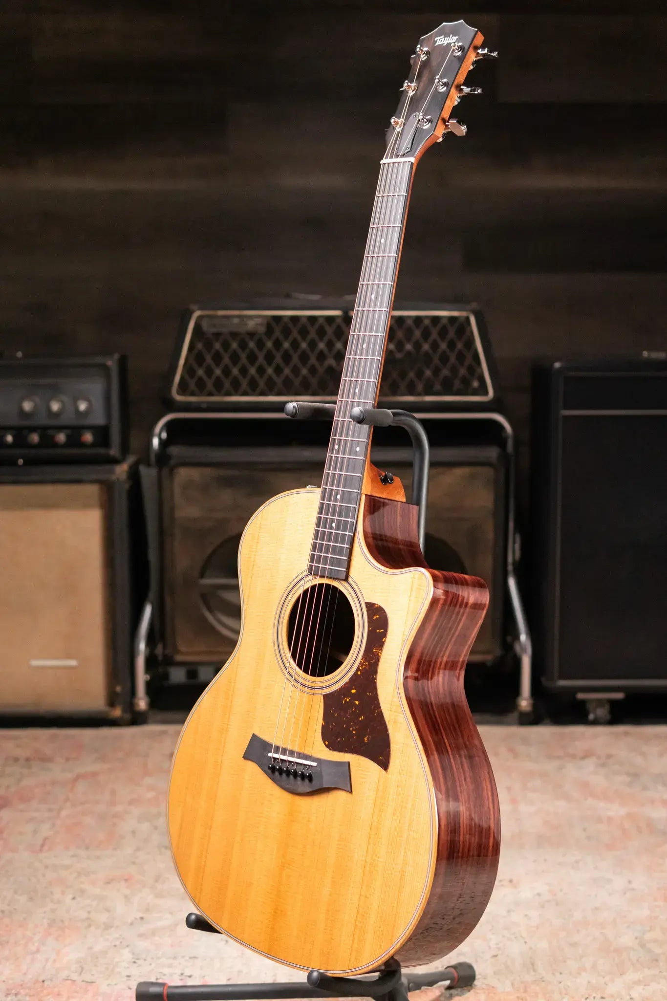 Taylor 414ce Studio Grand Auditorium Acoustic/Electric Guitar - Natural with Gig Bag
