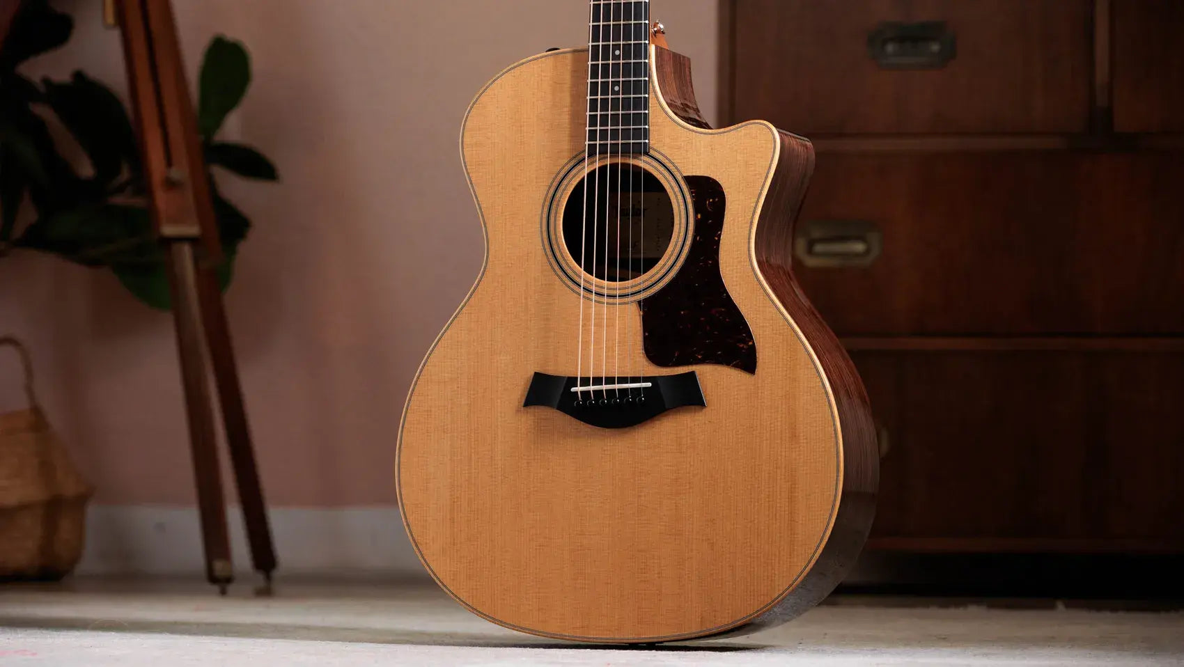 Taylor 414ce Studio Grand Auditorium Acoustic/Electric Guitar - Natural with Gig Bag