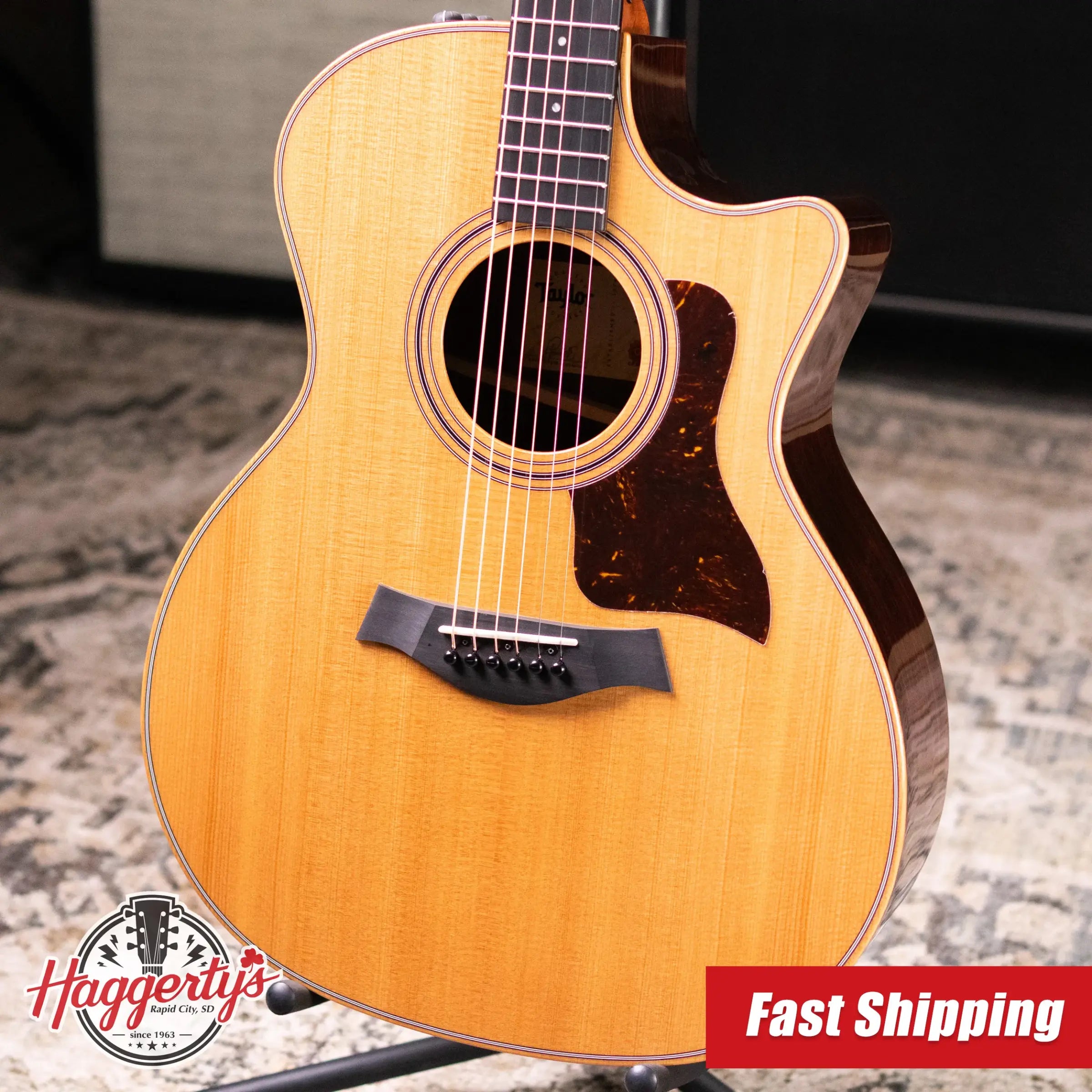 Taylor 414ce Studio Grand Auditorium Acoustic/Electric Guitar - Natural with Gig Bag