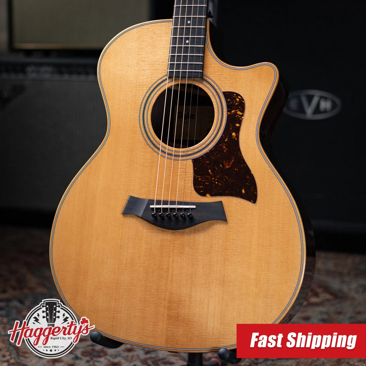 Taylor 414ce Studio Grand Auditorium Acoustic/Electric Guitar - Natural with Gig Bag