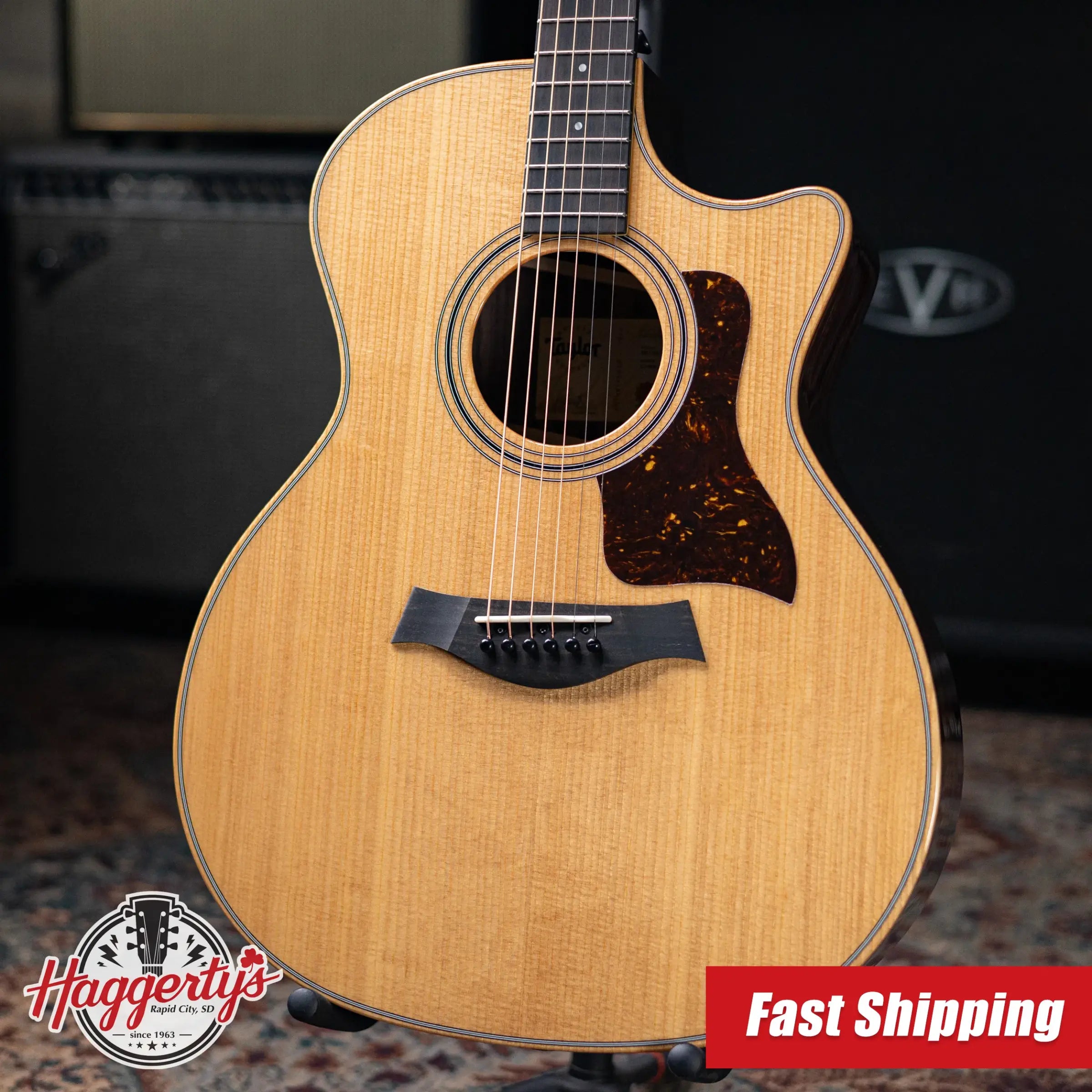 Taylor 414ce Studio Grand Auditorium Acoustic/Electric Guitar - Natural with Gig Bag