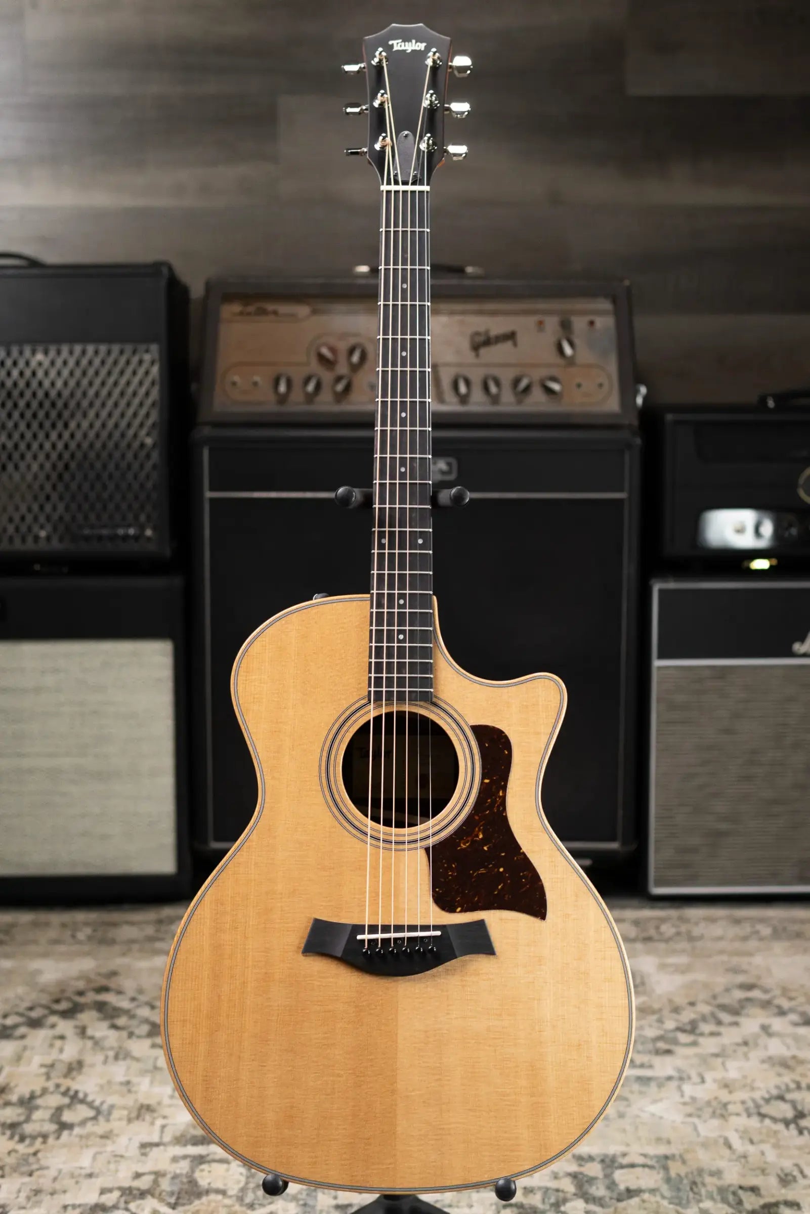 Taylor 414ce Studio Grand Auditorium Acoustic/Electric Guitar - Natural with Gig Bag
