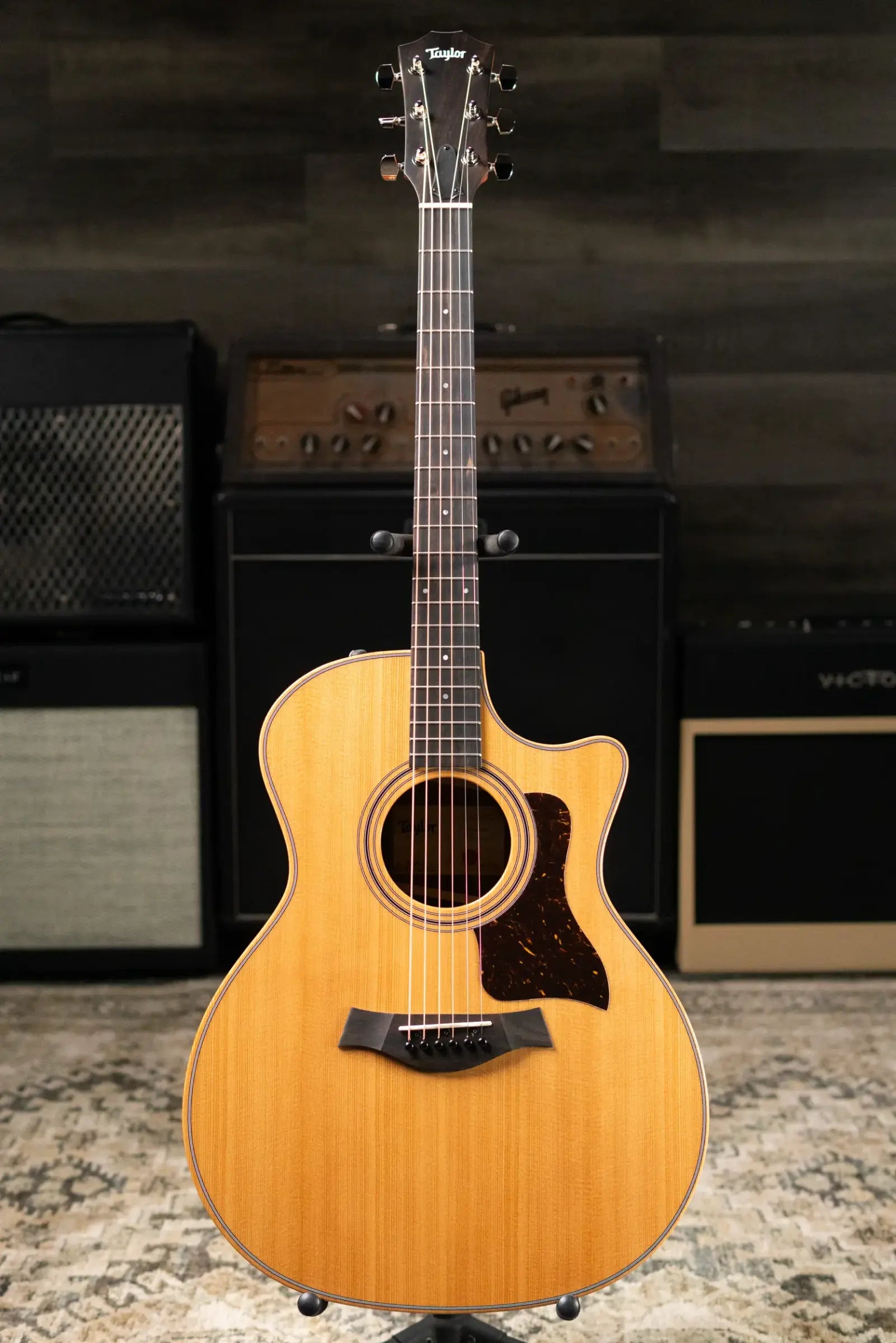 Taylor 414ce Studio Grand Auditorium Acoustic/Electric Guitar - Natural with Gig Bag