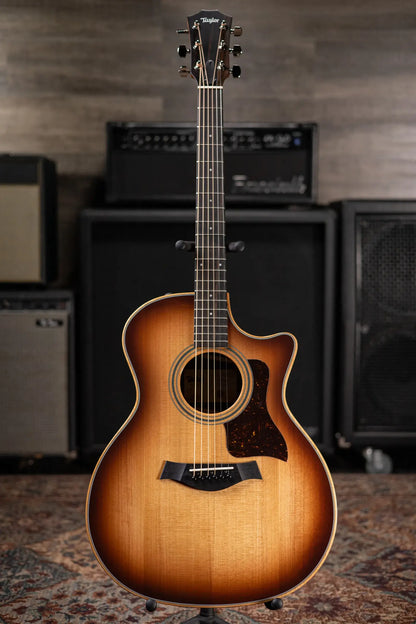 Taylor 414ce Studio Grand Auditorium Acoustic/Electric Guitar - Shaded Edge Burst with Gig Bag