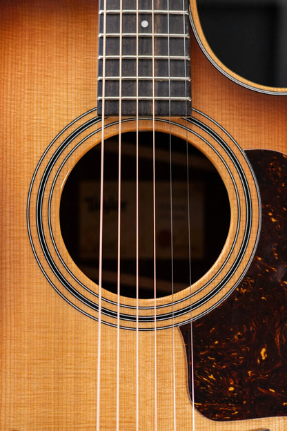 Taylor 414ce Studio Grand Auditorium Acoustic/Electric Guitar - Shaded Edge Burst with Gig Bag
