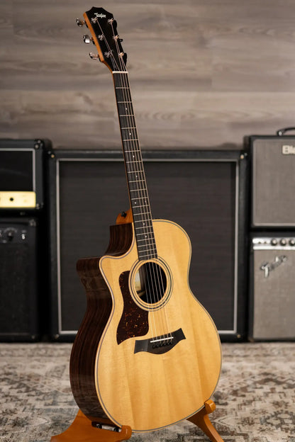 Taylor 414ce Studio Left-Handed Grand Auditorium Acoustic/Electric Guitar - Natural with Gig Bag