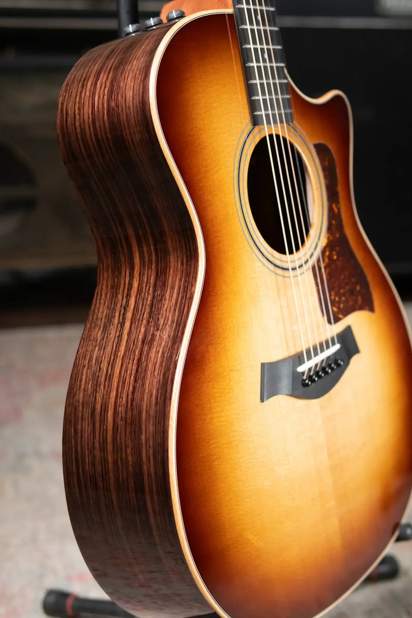 Taylor 414ce Studio Special Edition Grand Auditorium Acoustic/Electric Guitar - Shaded Edge Burst with Gig Bag