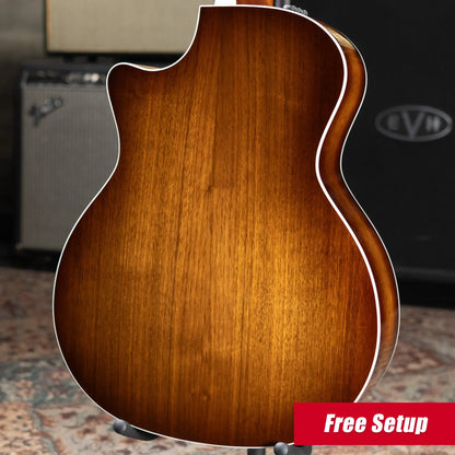 Taylor 424ce Special Edition Grand Auditorium Acoustic/Electric Guitar - Shaded Edge Burst with Hardshell Case
