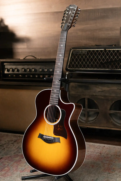 Taylor 454ce-R 12-String Acoustic/Electric - Tobacco Sunburst Top with Hardshell Case