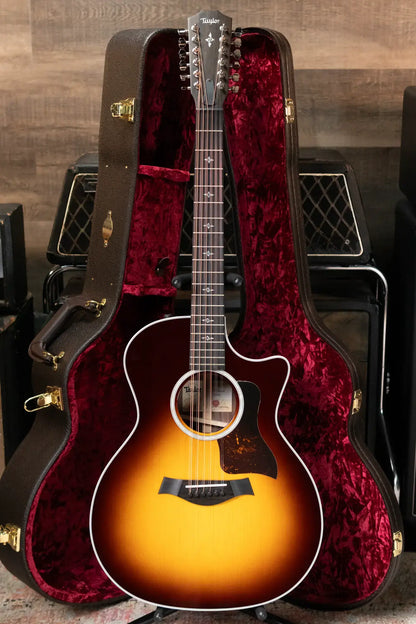 Taylor 454ce-R 12-String Acoustic/Electric - Tobacco Sunburst Top with Hardshell Case