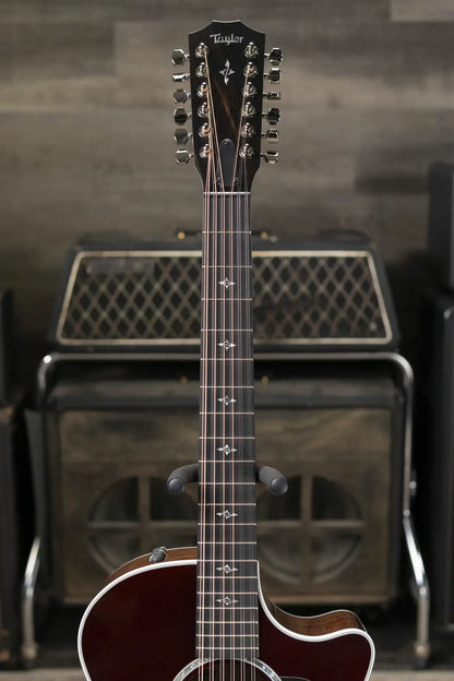 Taylor 454ce-R 12-String Grand Auditorium Acoustic/Electric Guitar - Sunburst Top with Hardshell Case