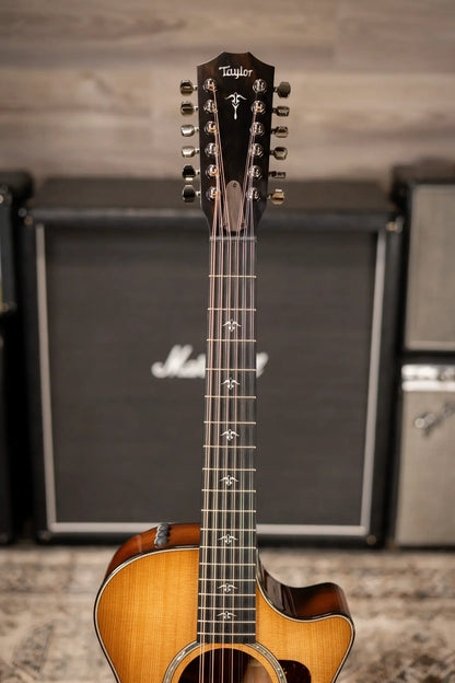 Taylor 552ce 12-String Grand Concert Acoustic/Electric Guitar - Shaded Edge Burst with Hardshell Case - Used