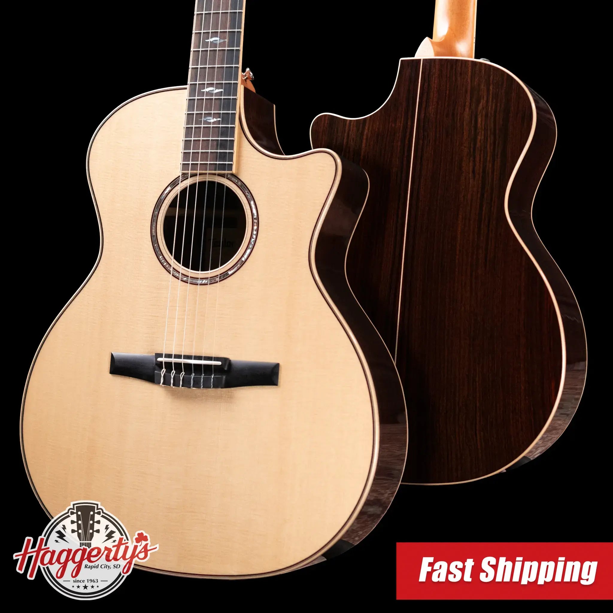 Taylor 814ce-N Nylon Grand Auditorium Acoustic/Electric Guitar with Hardshell Case