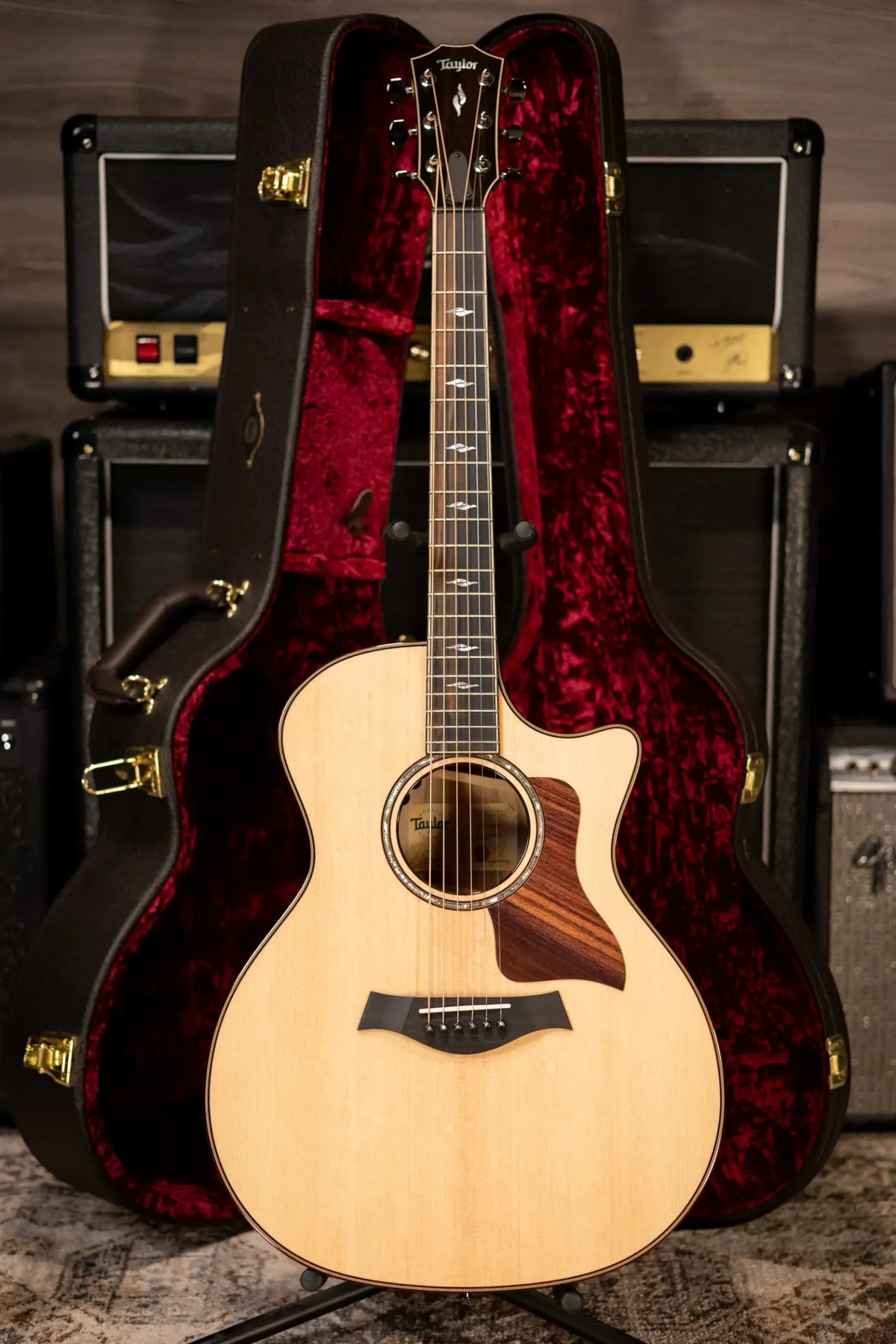 Taylor 814ce Special Edition Grand Auditorium Acoustic/Electric Guitar - Sassafras/Bearclaw Sitka Spruce with Hardshell Case