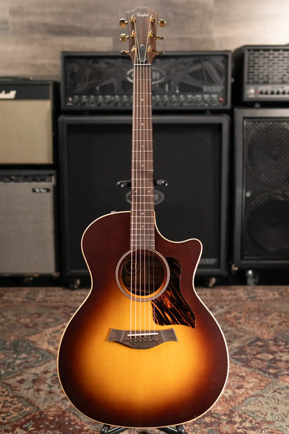 Taylor AD14ce-SB LTD 50th Anniversary American Dream Grand Auditorium Acoustic/Electric Guitar - Sunburst Top with Aerocase - Used