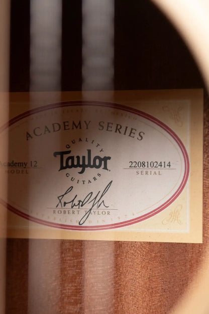 Taylor Academy 12 Acoustic Guitar with Gig Bag - Used