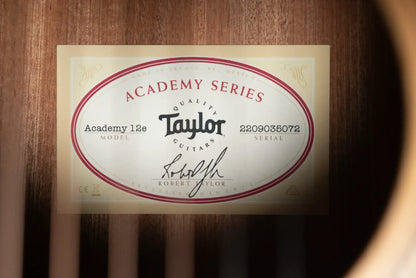 Taylor Academy 12e Acoustic-Electric Guitar with Gig Bag - Floor Model