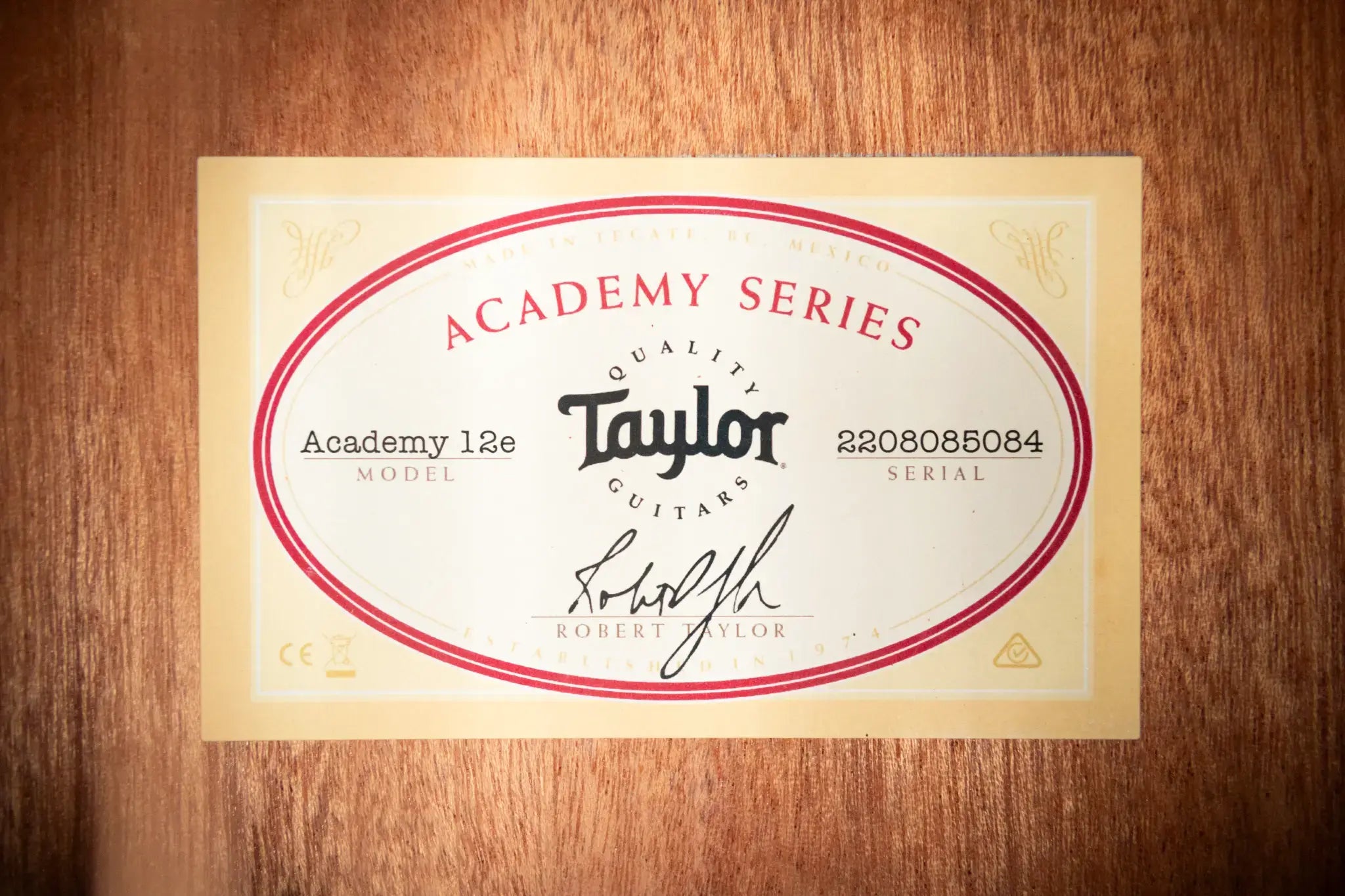 Taylor Academy 12e Grand Concert Acoustic/Electric Guitar with Gig Bag