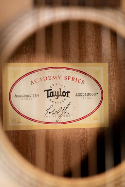 Taylor Academy 12e Grand Concert Acoustic/Electric Guitar with Gig Bag