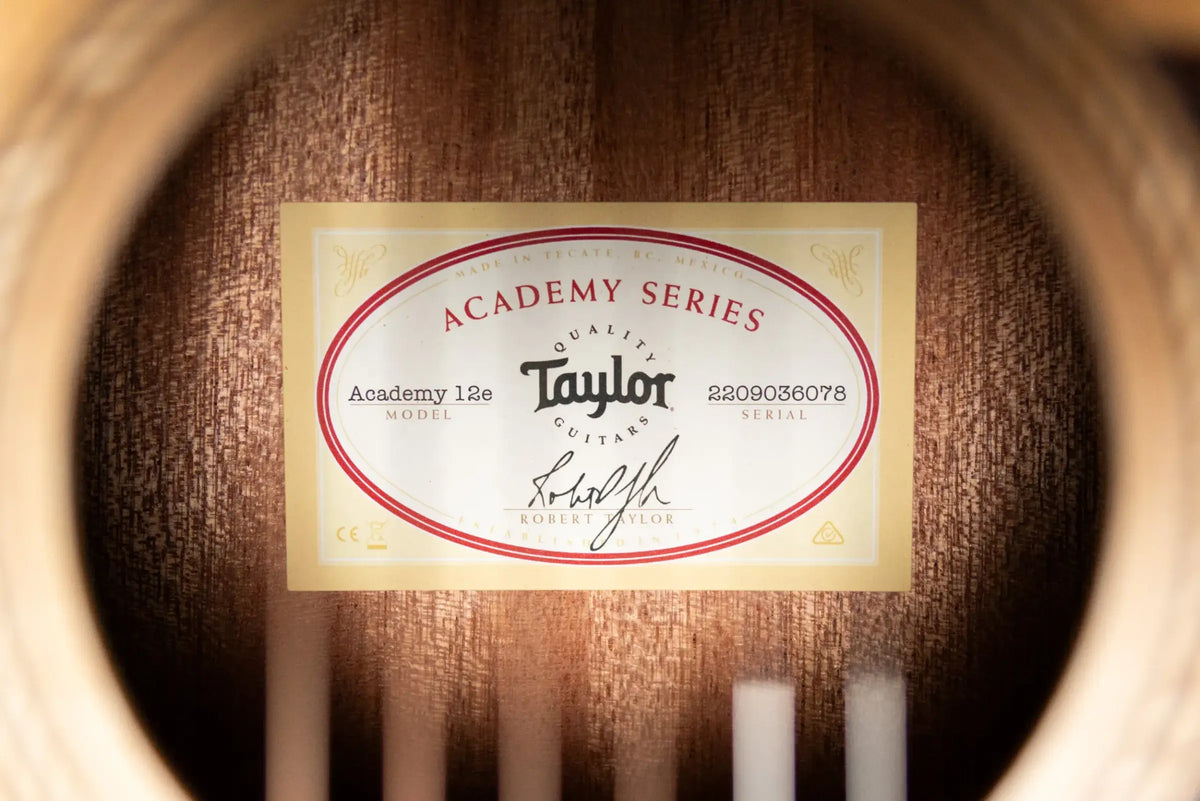 Taylor Academy 12e Grand Concert Acoustic/Electric Guitar with Gig Bag - Factory Used