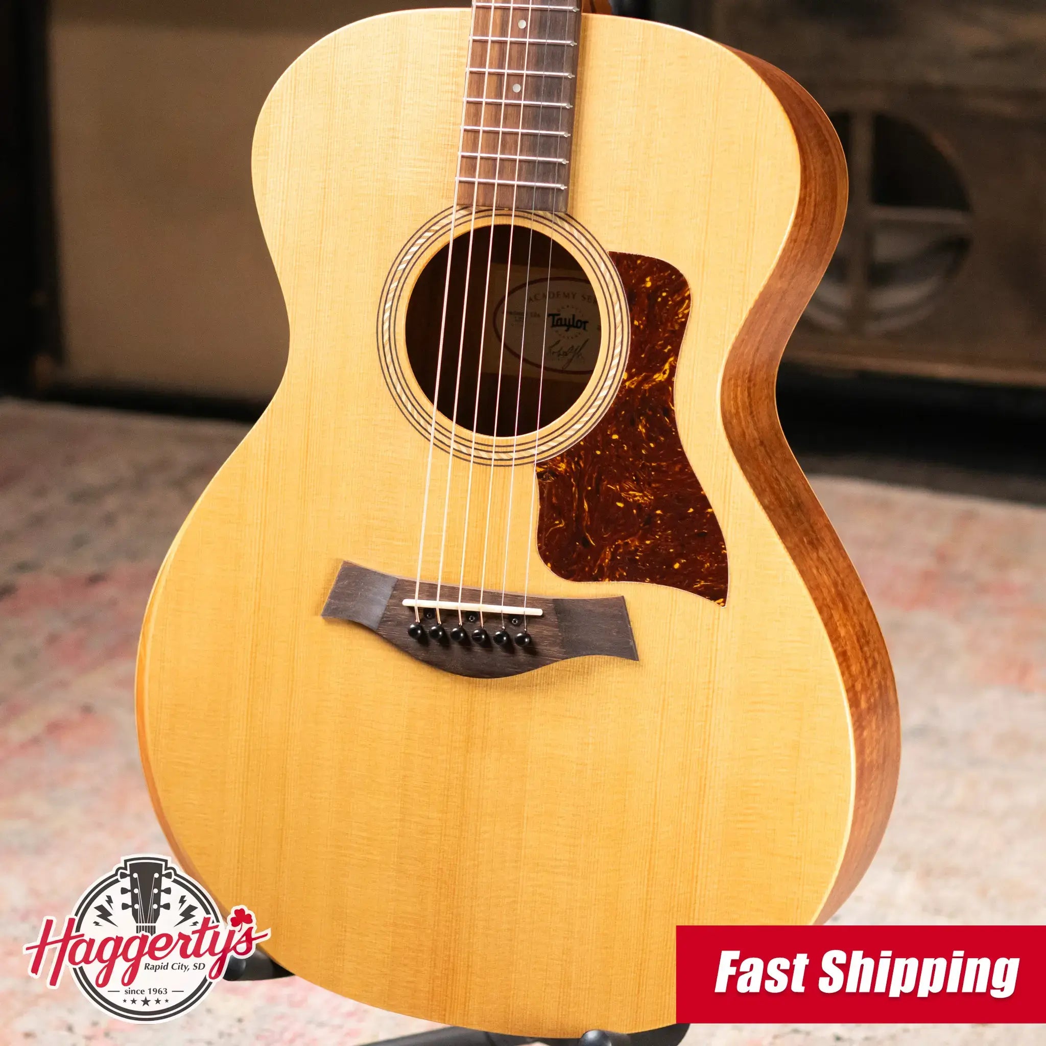 Taylor Academy 12e LTD Grand Concert Acoustic/Electric Guitar - Figured Koa with Gig Bag
