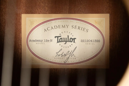 Taylor Academy 12e-N Acoustic Guitar with Structured Gig Bag - Used