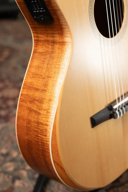 Taylor Academy 12e-N LTD Nylon Grand Concert Acoustic/Electric Guitar - Spruce/Figured Koa with Gig Bag