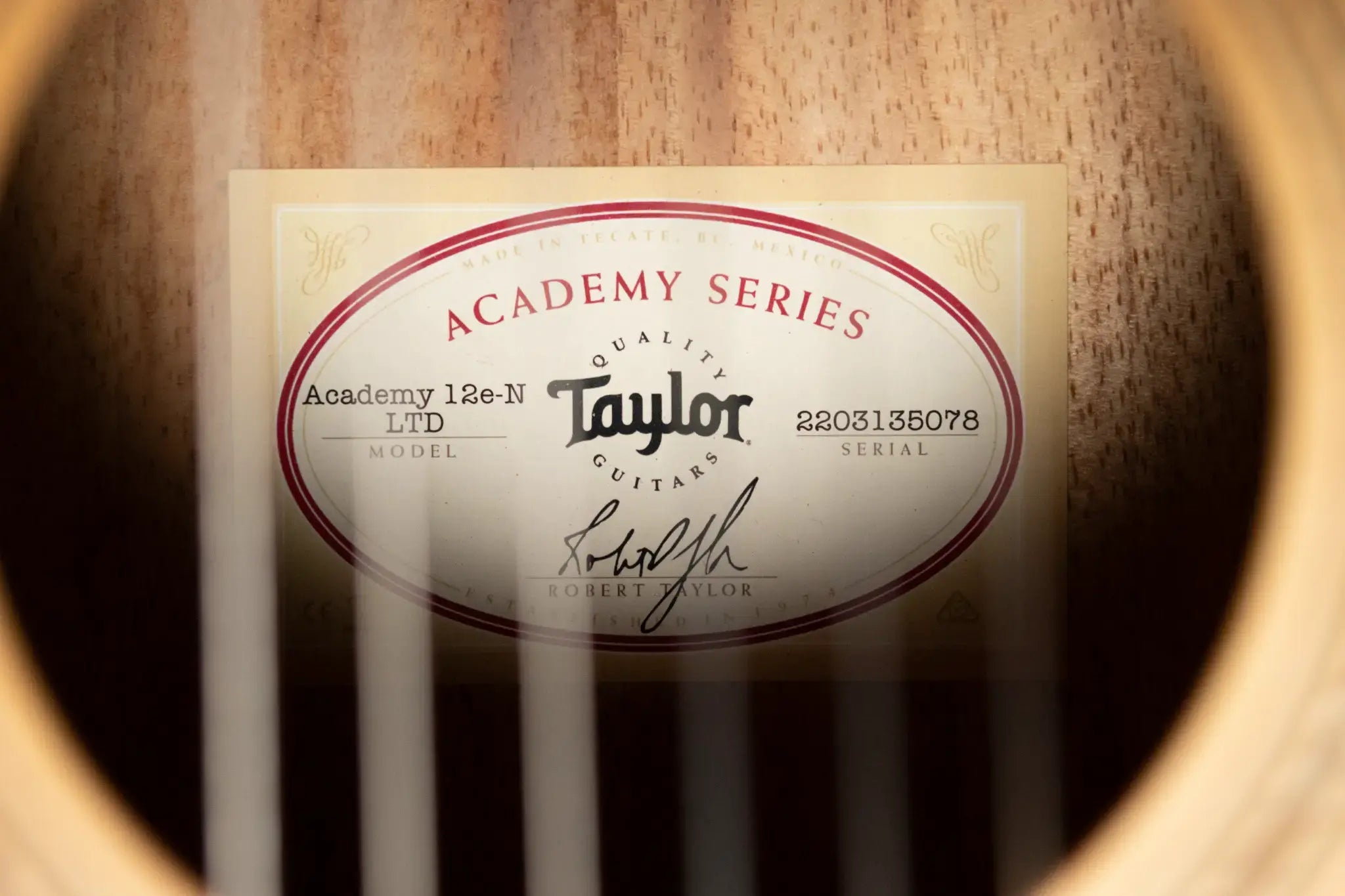 Taylor Academy 12e-N LTD Nylon Grand Concert Acoustic/Electric Guitar - Spruce/Figured Koa with Gig Bag